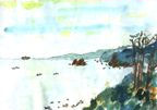 水彩画/浜島２